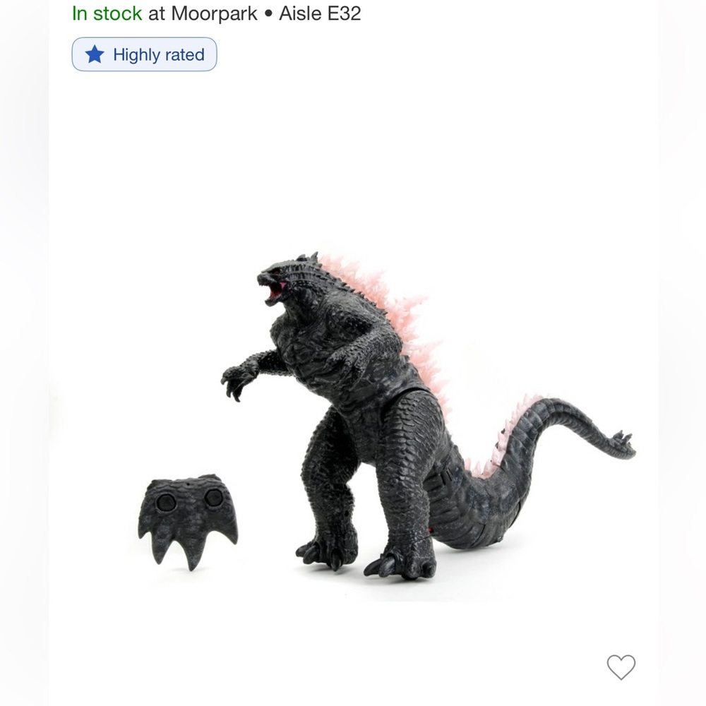 Jada -  Godzilla x Kong: The New Empire Heat-Ray Brea Black